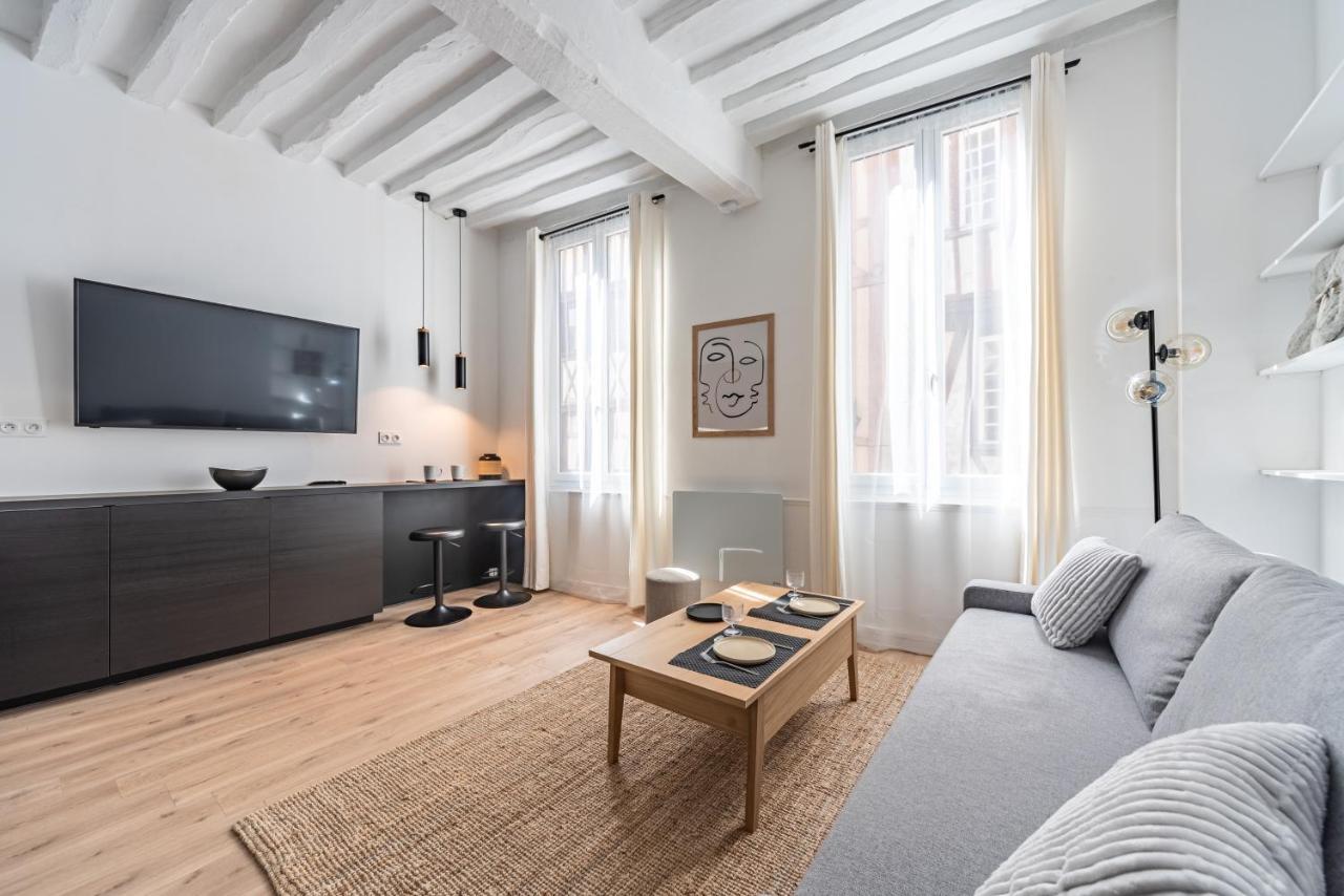 Le Vicomte De Rouen - Logement Centre - 149アパートメント エクステリア 写真